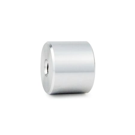 Gyford Round Standoffs, 5/16"-18 Thrd Sz, 1 in Bd L, Aluminum Clear Anodized, 1-1/4 in OD SO-1